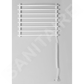 Aqualine Chauffage - Sèche serviettes électrique, 570x465 mm, blanc SU110A