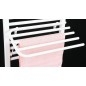 Aqualine Accessoires - Séchoir de serviettes, montage sur corps de chauffe 600 mm, blanc 25-03-SV460