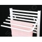 Aqualine Accessoires - Séchoir de serviettes, montage sur corps de chauffe 600 mm, blanc 25-03-SV460