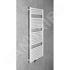 Aqualine Chauffage - Sèche-serviettes Tondi 600x1330 cm, raccordement centrale, blanc DT480T