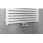 Aqualine Chauffage - Sèche-serviettes Tondi 600x1330 cm, raccordement centrale, blanc DT480T Aqualine Chauffage - Sèche-serviettes Tondi 600x1330 cm, raccordement centrale, blanc DT480T