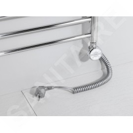 Sapho Moa - Tige de chauffage avec thermostat, 600 W, chrome MOA-C-600