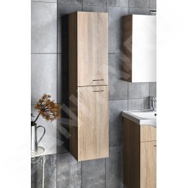 Aqualine Keramia Fresh - Armoire Zoja, 300x1400x250 mm, chêne platine 51157