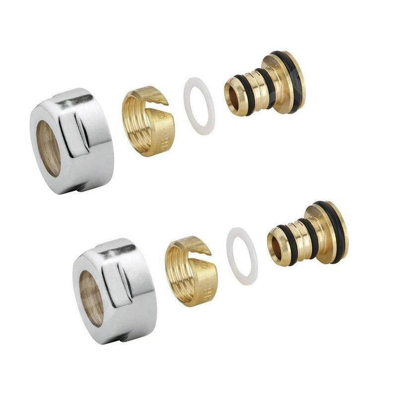 Sapho Accessoires - Raccord à compression pour Alupex 16 mm, chrome CP6020 Sapho Accessoires - Raccord à compression pour Alupex 16 mm, chrome CP6020