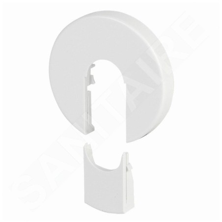 Zehnder Accessoires - Jeu de caches 2 pièces, pour couvrir les raccords de radiateur avec un diamètre de 16 mm, blanc 816291