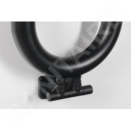 Sapho Twin - Kit de raccordement vannes pour raccordement central, entraxe 50 mm, noir mat CP4101BS