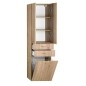 Aqualine Keramia Fresh - Armoire haute ZOJA avec panier, 500x1840x290 mm, chêne platine 51295 Aqualine Keramia Fresh - Armoire haute ZOJA avec panier, 500x1840x290 mm, chêne platine 51295