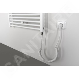 Aqualine Chauffage - Sèche-serviettes Direct-E, 600x1680 mm, 800W, blanc ILE66T