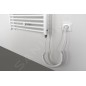 Aqualine Chauffage - Sèche-serviettes Direct-E, 600x1680 mm, 800W, blanc ILE66T Aqualine Chauffage - Sèche-serviettes Direct-E, 600x1680 mm, 800W, blanc ILE66T