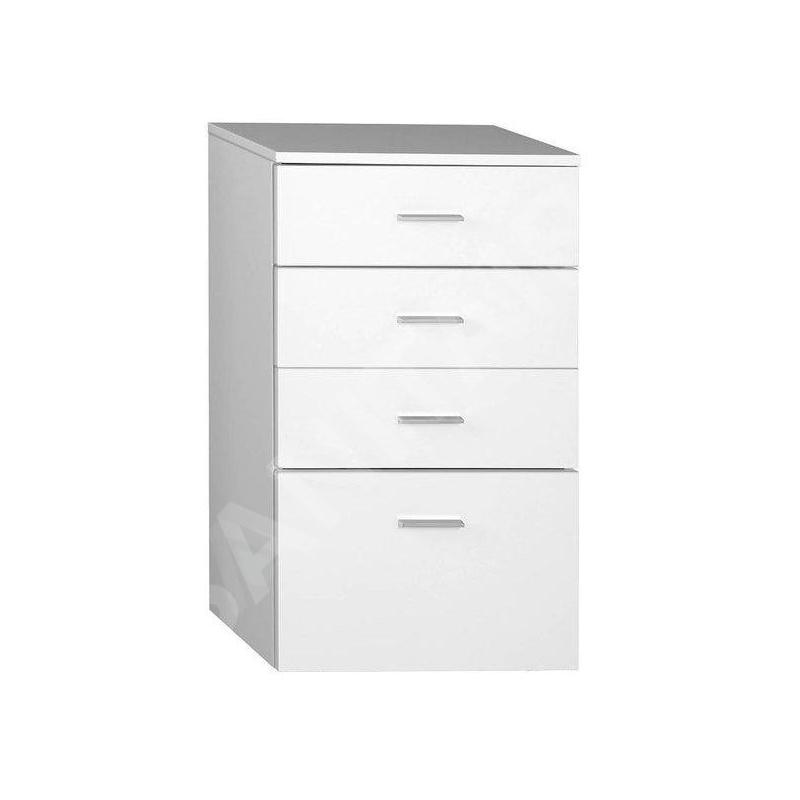 Aqualine Zoja - Armoire à tiroirs inférieure 500x780x290 mm, blanc 50308