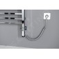 Sapho One - Tige de chauffage avec thermostat, 600 W, chrome ONE-C-600