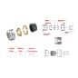 Sapho Accessoires - Raccord à compression pour cuivre 15 mm, chrome CP6015 Sapho Accessoires - Raccord à compression pour cuivre 15 mm, chrome CP6015