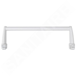 Aqualine Accessoires - Séchoir de serviettes, montage sur corps de chauffe, longueur460x125 mm, blanc IDR-50