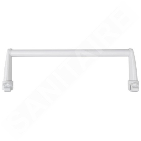 Aqualine Accessoires - Séchoir de serviettes, montage sur corps de chauffe, longueur460x125 mm, blanc IDR-50