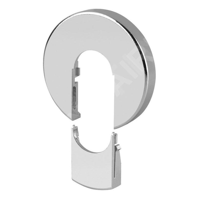 Zehnder Accessoires - Jeu de caches 2 pièces, pour couvrir les raccords de radiateurs de diamètre 16 mm, chromé 816298