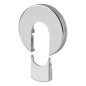 Zehnder Accessoires - Jeu de caches 2 pièces, pour couvrir les raccords de radiateurs de diamètre 16 mm, chromé 816298