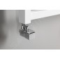 Sapho Cube - Kit de raccordement de robinets, d'angle, manuel, chrome CP4010S