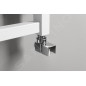 Sapho Cube - Kit de raccordement de robinets, d'angle, manuel, chrome CP4010S