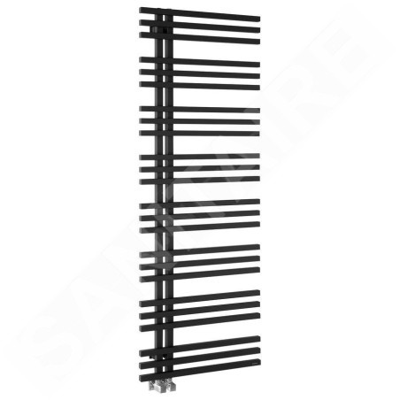 Sapho Sophina - Sèche-serviettes, 600x1647 mm, 833 W, noir mat IR704