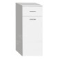 Aqualine Zoja - Armoire inférieure avec panier, 350x780x290 mm, blanc 50261