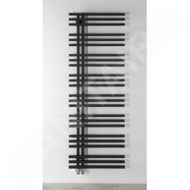 Sapho Sophina - Sèche-serviettes, 600x1647 mm, 833 W, noir mat IR704