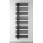 Sapho Sophina - Sèche-serviettes, 600x1647 mm, 833 W, noir mat IR704