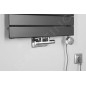 Aqualine Bondi - Elément chauffant 450x934 mm, 425 W, anthracite DC405T