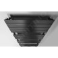 Aqualine Bondi - Sèche-serviettes 600x1510 mm, 810 W, anthracite DC445T