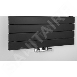 Aqualine Bondi - Sèche-serviettes 600x1510 mm, 810 W, anthracite DC445T