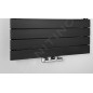 Aqualine Bondi - Sèche-serviettes 600x1510 mm, 810 W, anthracite DC445T