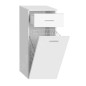 Aqualine Zoja - Armoire inférieure avec panier, 350x780x290 mm, blanc 50261