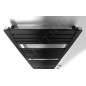Aqualine Chauffage - Sèche-serviettes Tondi-E 450x1330 mm, 500 W, noir mat DE476T Aqualine Chauffage - Sèche-serviettes Tondi-E 450x1330 mm, 500 W, noir mat DE476T