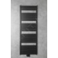 Aqualine Chauffage - Sèche-serviettes Tondi  600x1690 cm, connexion centrale, noir mat DT496T