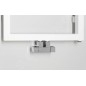 Sapho Cube Twin - Jeu de raccordement vannes, raccordement central, entraxe 50 mm, chrome CP581S