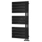 Aqualine Chauffage - Sèche-serviettes Mili, 450x934 mm, 381 W, noir mat DC606T Aqualine Chauffage - Sèche-serviettes Mili, 450x934 mm, 381 W, noir mat DC606T