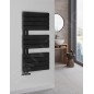 Aqualine Chauffage - Sèche-serviettes Mili, 450x934 mm, 381 W, noir mat DC606T Aqualine Chauffage - Sèche-serviettes Mili, 450x934 mm, 381 W, noir mat DC606T