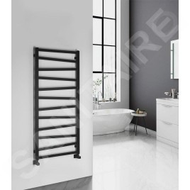 Sapho Zig - Sèche-serviette 600x1334 mm, 601 W, noir ZG613B