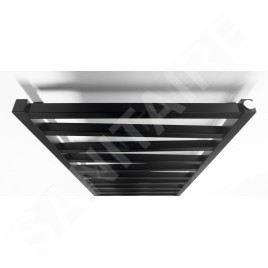 Sapho Zig - Sèche-serviette 600x1334 mm, 601 W, noir ZG613B