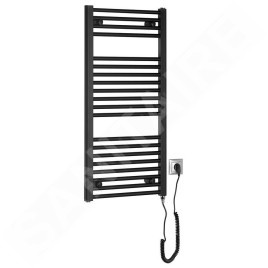 Aqualine Chauffage - Elément chauffant 45x96 cm, 300 W, noir mat ILE94TB
