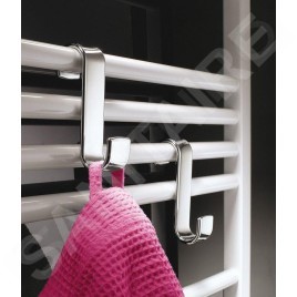 Sapho Accessoires de salle de bains Gedy - Crochet pour corps de chauffe, chrome 202513