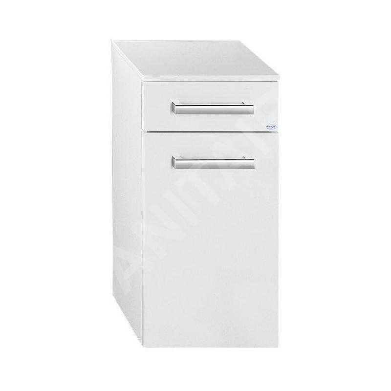 Aqualine Vega - Armoire avec panier, 400x780x310 mm, blanc VG078
