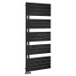 Aqualine Chauffage - Sèche-serviettes Mili, 600 x 1510 mm, 775 W, noir mat DC646T Aqualine Chauffage - Sèche-serviettes Mili, 600 x 1510 mm, 775 W, noir mat DC646T