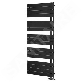 Aqualine Chauffage - Sèche-serviettes Mili, 600 x 1510 mm, 775 W, noir mat DC646T