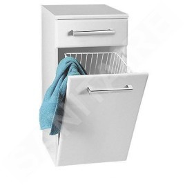 Aqualine Vega - Armoire avec panier, 400x780x310 mm, blanc VG078
