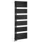 Aqualine Chauffage - Sèche-serviettes Mili, 600 x 1798mm, 927 W, noir mat DC656T Aqualine Chauffage - Sèche-serviettes Mili, 600 x 1798mm, 927 W, noir mat DC656T