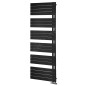 Aqualine Chauffage - Sèche-serviettes Mili, 600 x 1798mm, 927 W, noir mat DC656T Aqualine Chauffage - Sèche-serviettes Mili, 600 x 1798mm, 927 W, noir mat DC656T