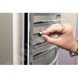 Sapho Accessoires - Crochet magnétique sur radiateur, chrome 1301-11