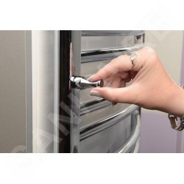 Sapho Accessoires - Crochet magnétique sur radiateur, chrome 1301-11