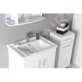 Aqualine Vega - Armoire avec panier, 400x780x310 mm, blanc VG078