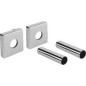 Sapho Accessoires - Rosace de couverture, chrome CP811